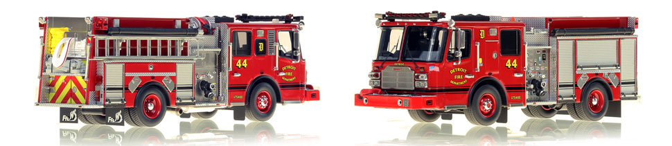 Detroit Engine 44 consists of over 425 hand-crafted parts.