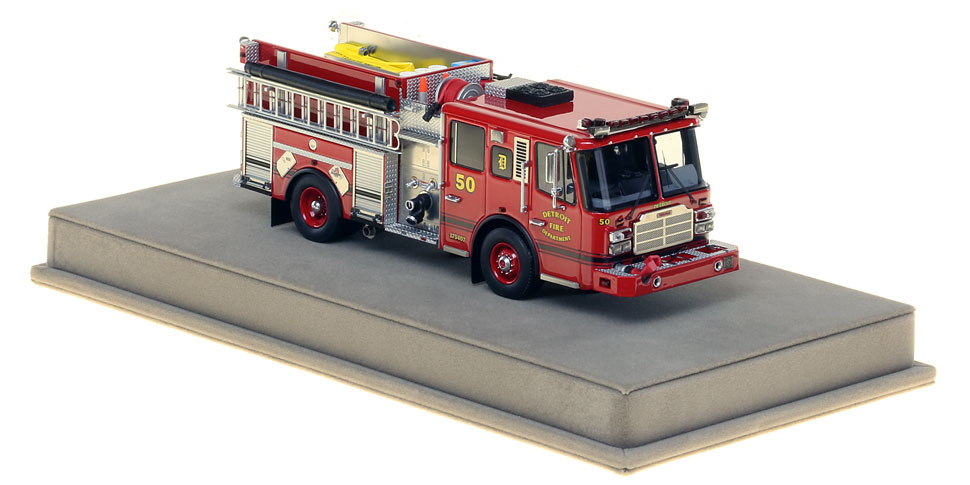 Detroit Engine 50 includes a fully custom display case.