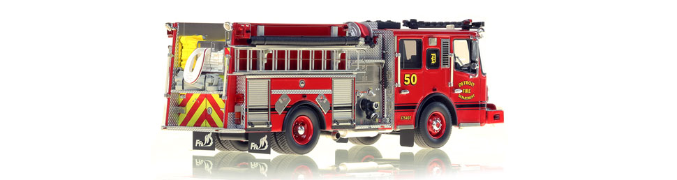 Detroit Engine 50 consists of over 425 hand-crafted parts.