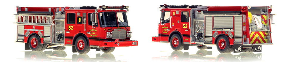 Detroit Engine 52 consists of over 425 hand-crafted parts.