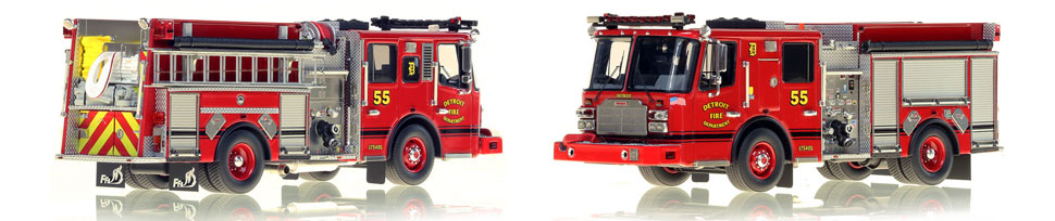 Detroit Engine 55 consists of over 425 hand-crafted parts.