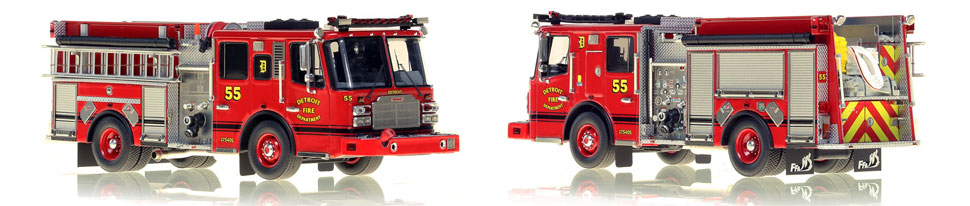 Detroit Engine 55 scale model is a museum grade, 1:50 scale replica.