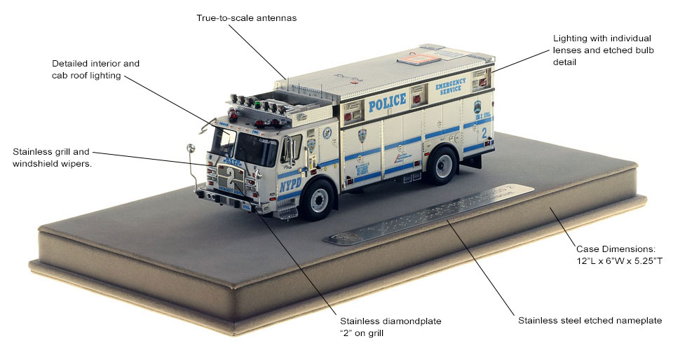 Harlem's NYPD ESS 2 features and specs