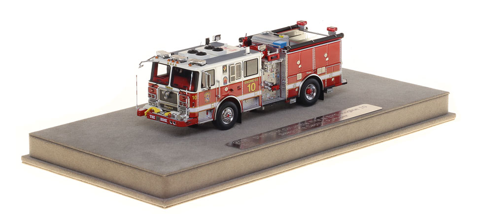 DC Fire Engine 10 includes a fully custom display case.