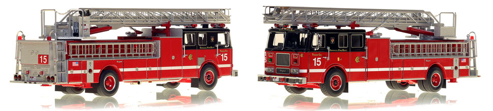 Chicago's 1993 Truck 15 is hand-crafted and intricately detailed.