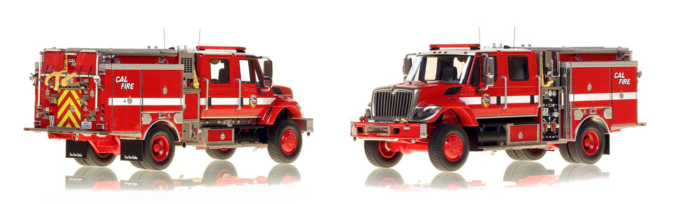 Cal Fire's Wildland Pumper is hand-crafted and intricately detailed.