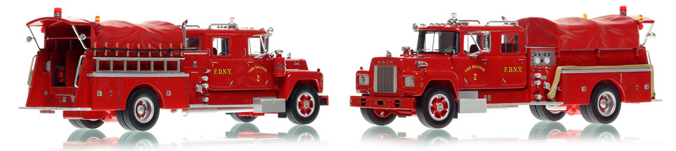 FDNY's 1969 Mack R Salvage 2 is now available as a museum grade replica