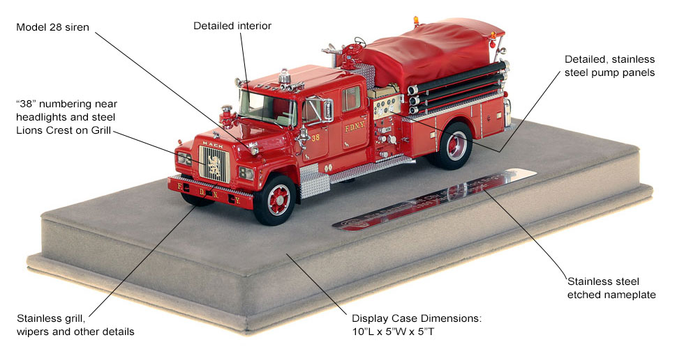 Specs and Features of FDNY's 1969 Mack R Engine 38