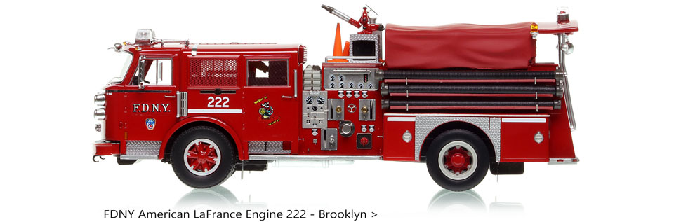 Brooklyn's 1980 American LaFrance Engine 222 in 1:50 scale