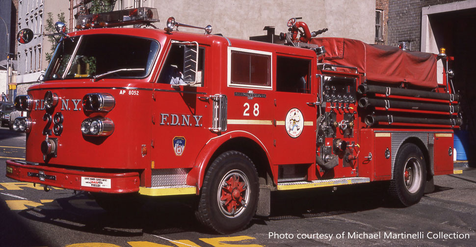 FDNY 1980 American LaFrance Engine 28 courtesy of Michael Martinelli Collection