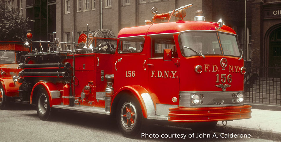 FDNY Mack C Engine 156 courtesy of John A. Calderone