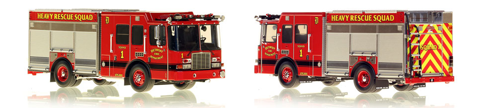 Detroit's Heavy Rescue Squad 1 is hand-crafted and intricately detailed.