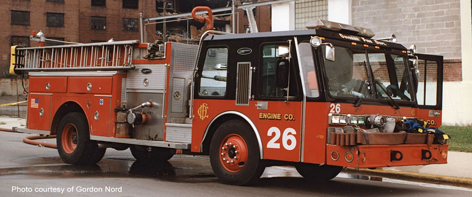 Chicago E-One Hurricane Engine 26 courtesy of Gordon Nord