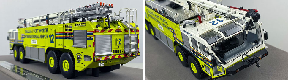 Closeup pictures 9-10 of Dallas/Fort Worth EZ 12 Oshkosh Striker 8x8 scale model