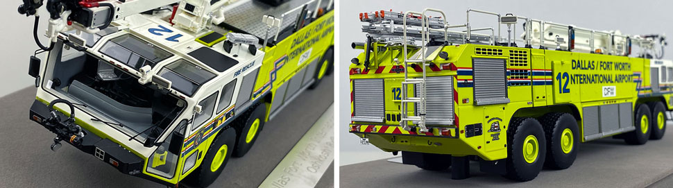 Closeup pictures 3-4 of Dallas/Fort Worth EZ 12 Oshkosh Striker 8x8 scale model