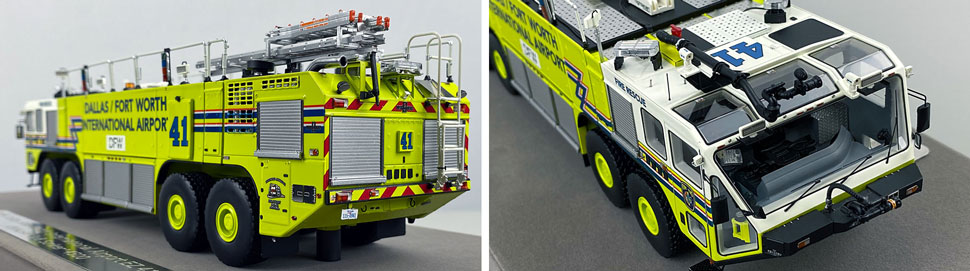 Closeup pictures 3-4 of Dallas/Fort Worth EZ 41 Oshkosh Striker 8x8 scale model