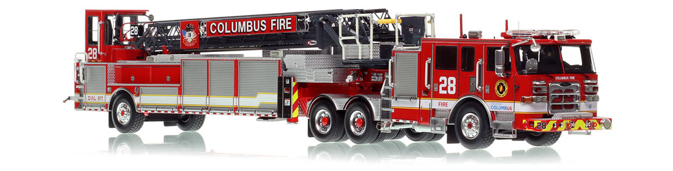 Columbus TDA Ladder 28 is hand-crafted, limited in production and includes a display case
