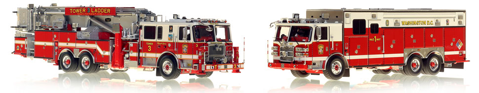 DC Tower 3 and HazMat 1 scale models DC Tower 3 and HazMat 1 scale models