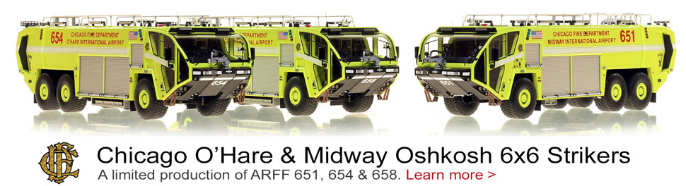 See the Oshkosh 6x6 Global Striker for Chicago O'Hare International Airport!