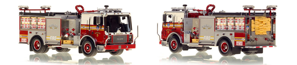 FDNY's Satellite 5 scale model is hand-crafted and intricately detailed.