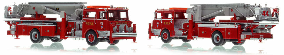 FDNY's Mack CF/Baker Tower Ladder 44 is now available as a museum grade replica