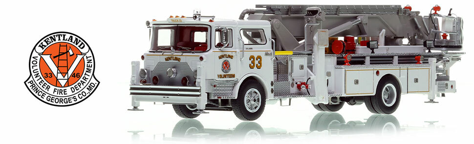 Order your Kentland Volunteer Mack CF/Baker 75' Tower Ladder 33 today!