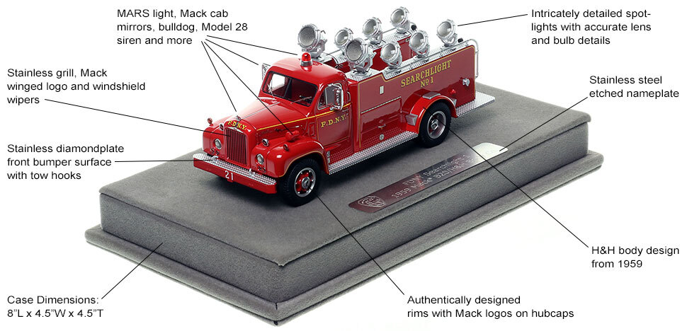 Specs and Features of FDNY Searchlight 1