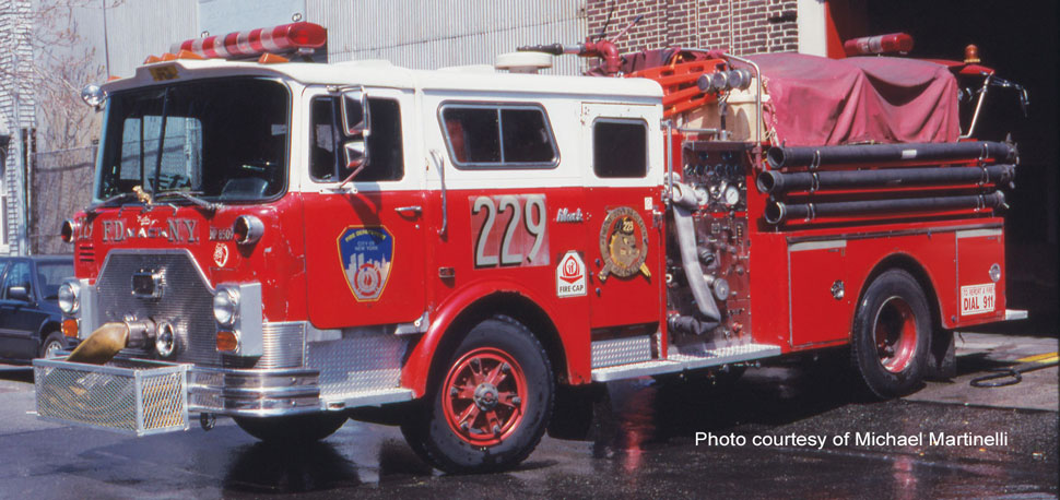 FDNY 1985 Mack CF Engine 229 courtesy of Michael Martinelli