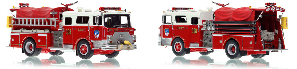 FDNY's Classic Mack CF Engine 308 is now available as a museum grade replica