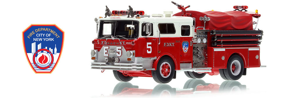 Mack scale model fire trucks