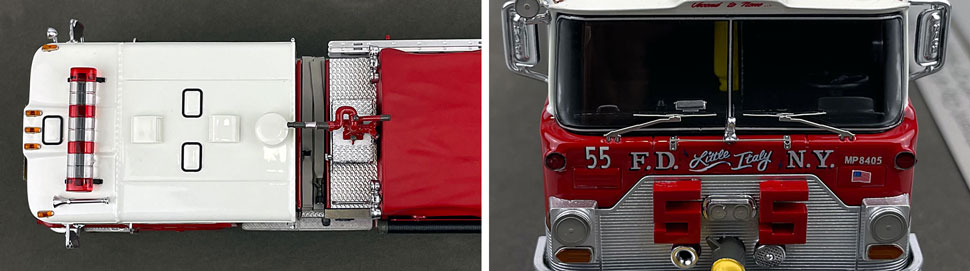 Closeup pics 13-14 of FDNY's Classic Mack CF Engine 55 scale model