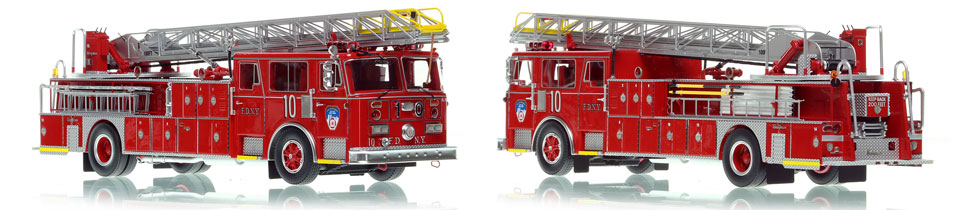 FDNY's 1984 Seagrave Ladder 10 is now available as a museum grade replica