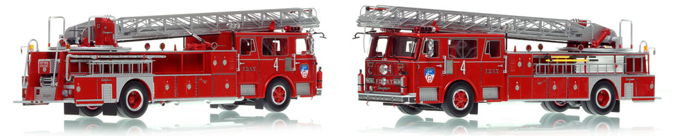 FDNY's 1983 Seagrave Ladder 4 is now available as a museum grade replica