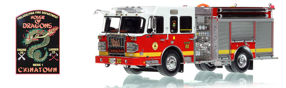 Spartan Metro Star Engine 20 for the Chinatown Dragons of Philadelphia Fire Department