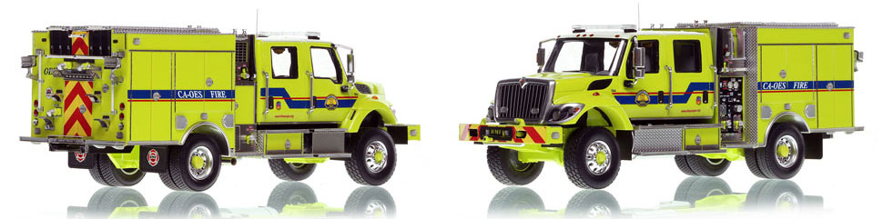 The CAL OES BME Wildland Model 34 Type 3 scale model is hand-crafted and intricately detailed.