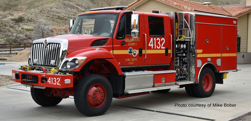 Los Angeles County Wildland Engine 4132 courtesy of Michael Bober