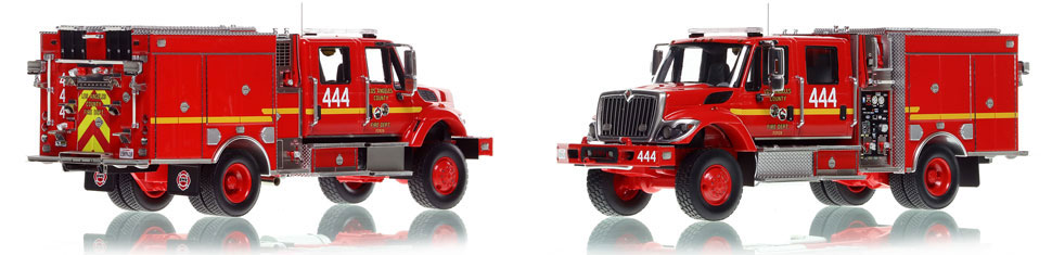 Los Angeles County Fire Department Engine 444 BME Wildland Model 34 Type 3 is now available as a museum grade replica