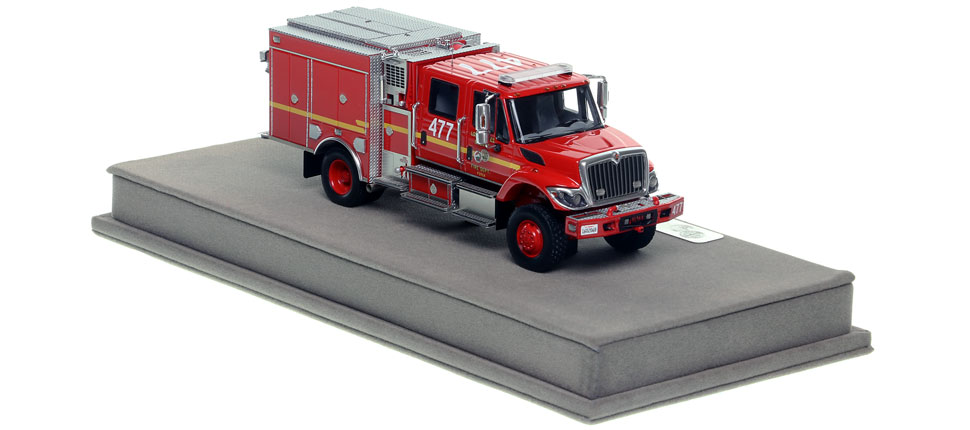 Los Angeles County Fire Department Engine 477 BME Wildland Model 34 Type 3 is now available as a museum grade replica