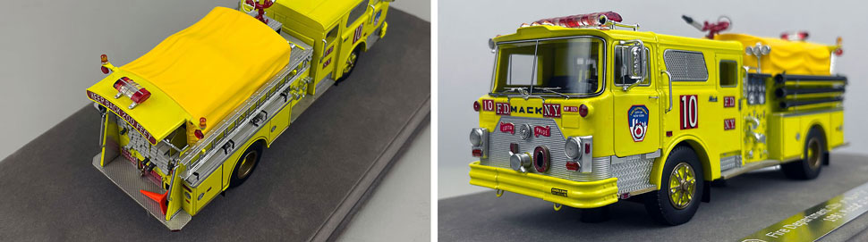 Closeup pictures 3-4 of FDNY's 1981 Mack CF Engine 10 scale model