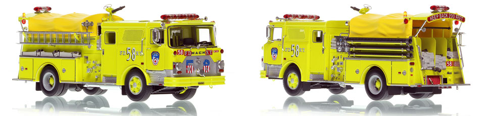 FDNY's 1981 Mack CF Engine 58 is now available as a museum grade replica