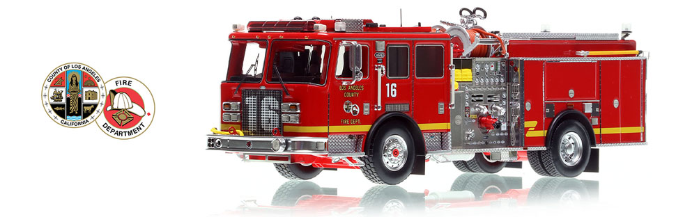 Los Angeles County KME Predator Engine 16 in 1:50 scale