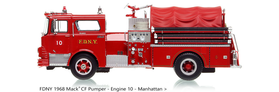 FDNY's 1968 Mack CF Engine 10 in 1:50 scale