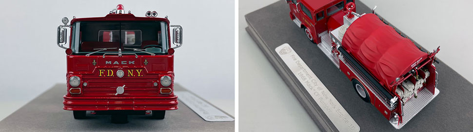 Closeup pictures 1-2 of FDNY's 1968 Mack CF Engine 10 scale model Closeup pictures 1-2 of FDNY's 1968 Mack CF Engine 10 scale model