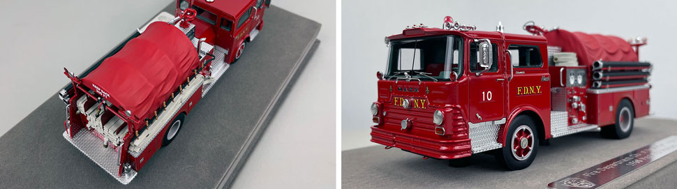 Closeup pictures 3-4 of FDNY's 1968 Mack CF Engine 10 scale model Closeup pictures 3-4 of FDNY's 1968 Mack CF Engine 10 scale model