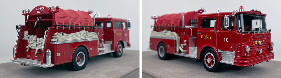 Closeup pictures 11-12 of FDNY's 1968 Mack CF Engine 10 scale model Closeup pictures 11-12 of FDNY's 1968 Mack CF Engine 10 scale model