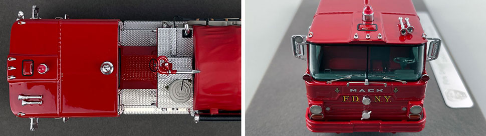Closeup pictures 13-14 of FDNY's 1968 Mack CF Engine 10 scale model Closeup pictures 13-14 of FDNY's 1968 Mack CF Engine 10 scale model