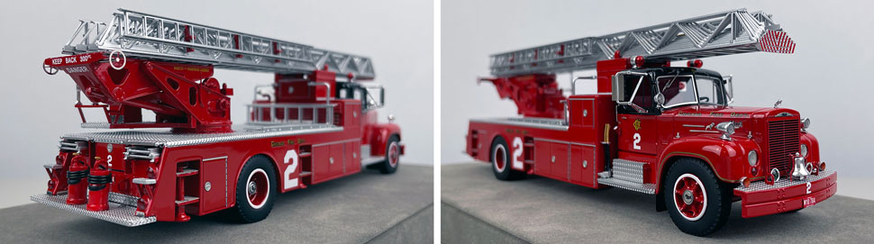 Fire Replicas Chicago Fire Department 1960 Mack® B85F/Magirus 146' Aerial -  Truck Co. 2