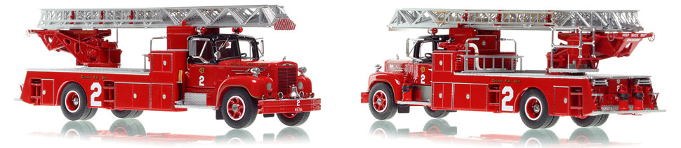 The first museum grade replica of Chicago Fire Department 1960 Mack B85F/Magirus Truck 2