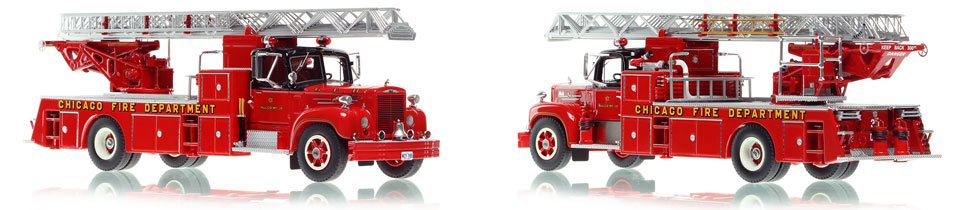 The first museum grade replica of Chicago Fire Department 1959 Mack B85F/Magirus Truck 30