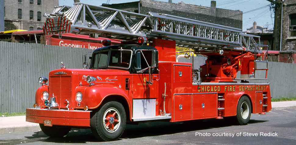 Chicago Fire Department 1960 Truck 39 courtesy of Steve Redick